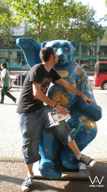 Uno de los osos que te encuentras por las calles de Berlín