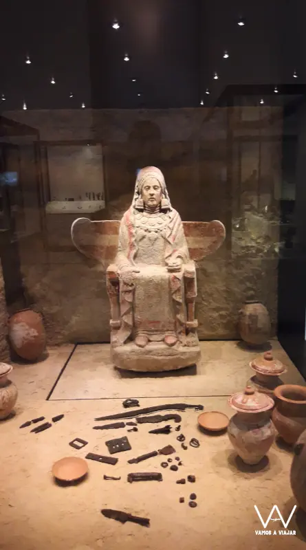 Restos arqueológicos en el Museo Arqueológico de Madrid para visita con niños