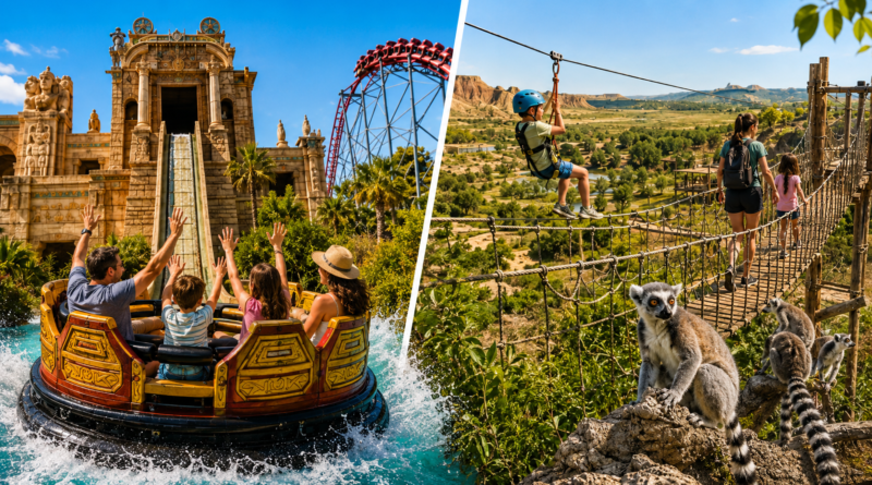 Escapadas con niños a parques diferentes en España