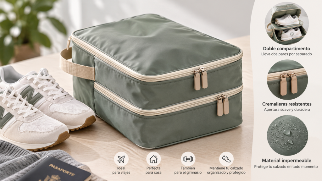 Las MEJORES bolsas de zapatos de viaje