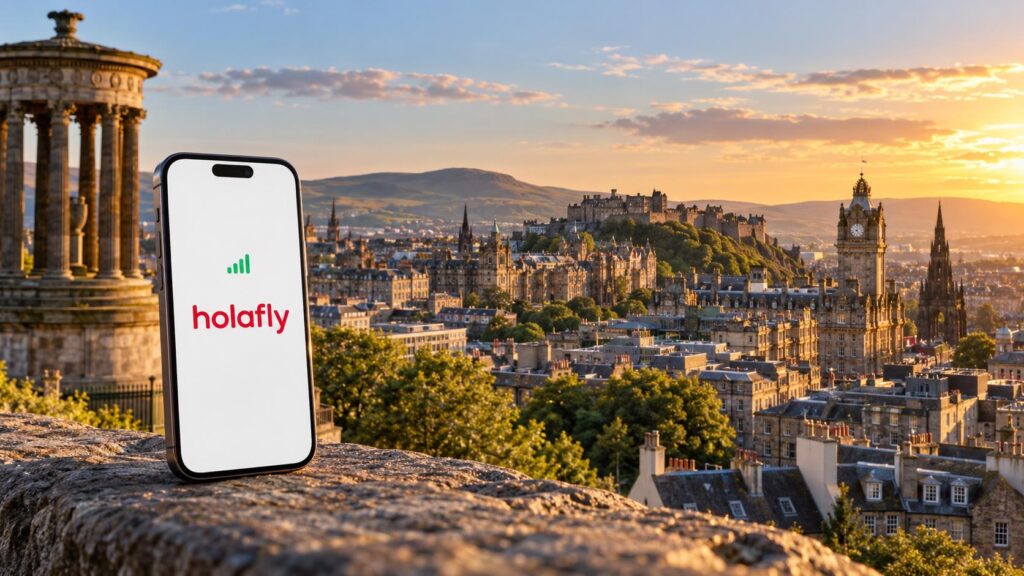 eSIM para Escocia y Reino Unido: internet para Edimburgo y las Highlands