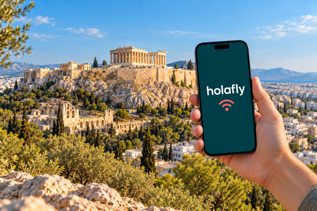 eSIM para Grecia: internet en Atenas, Delfos e islas