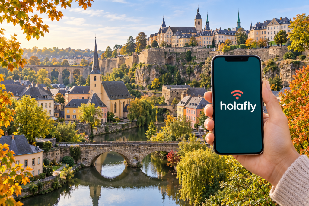 eSIM para Luxemburgo: internet, roaming y rutas